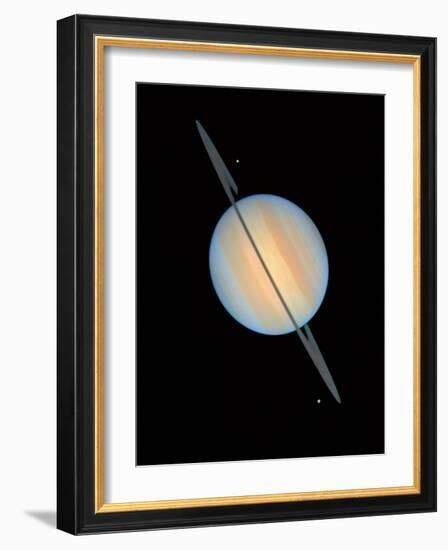 Hubble Image of Saturn-null-Framed Photographic Print