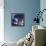 Hubble Space Telescope Above the Earth-null-Framed Premier Image Canvas displayed on a wall