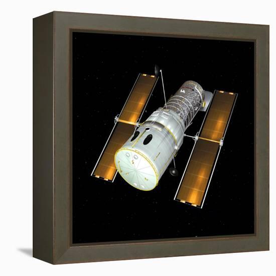 Hubble Space Telescope, Artwork-Friedrich Saurer-Framed Premier Image Canvas