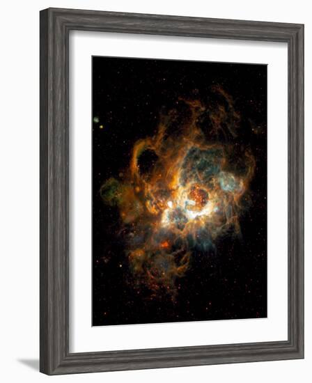 Hubble Space Telescope View of Nebula NGC 604--Framed Photographic Print