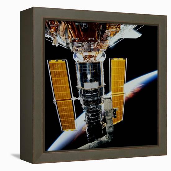 Hubble Space Telescope-Stocktrek Images-Framed Premier Image Canvas