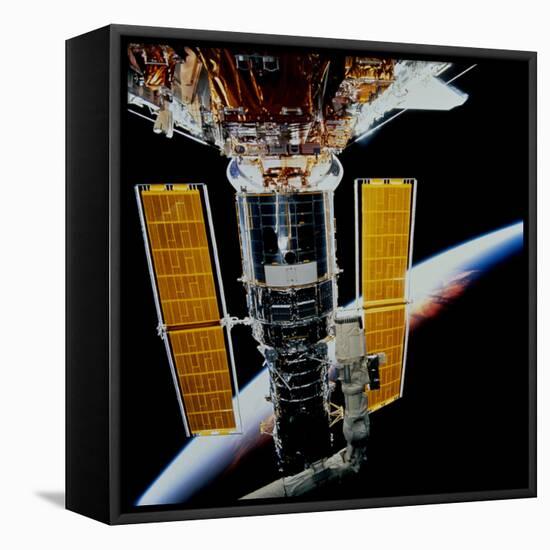 Hubble Space Telescope-Stocktrek Images-Framed Premier Image Canvas