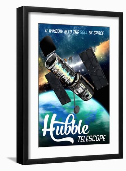 Hubble Telescope Travel-Lynx Art Collection-Framed Art Print