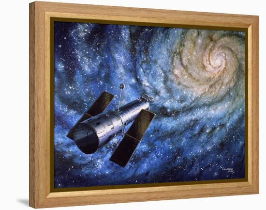 Hubble Telescope-Chris Butler-Framed Premier Image Canvas