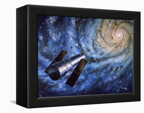 Hubble Telescope-Chris Butler-Framed Premier Image Canvas