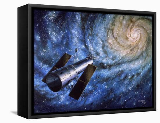 Hubble Telescope-Chris Butler-Framed Premier Image Canvas
