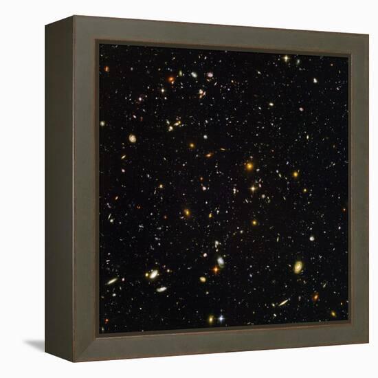 Hubble Ultra Deep Field Galaxies-null-Framed Premier Image Canvas