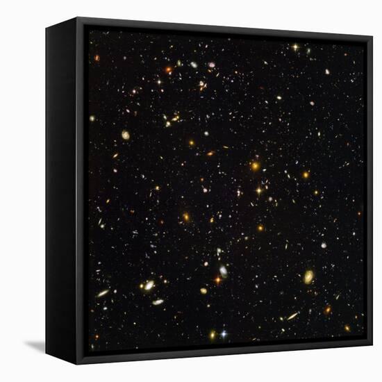 Hubble Ultra Deep Field Galaxies-null-Framed Premier Image Canvas