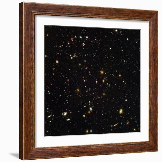 Hubble Ultra Deep Field Galaxies-null-Framed Premium Photographic Print