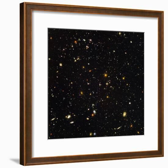 Hubble Ultra Deep Field Galaxies-null-Framed Premium Photographic Print