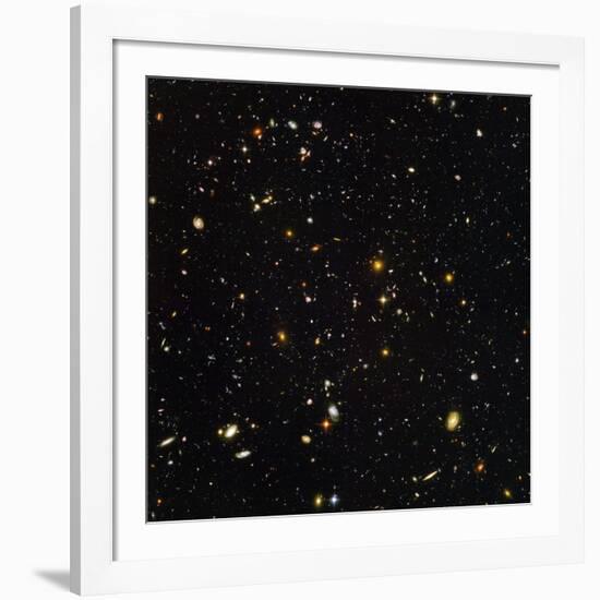 Hubble Ultra Deep Field Galaxies--Framed Photographic Print