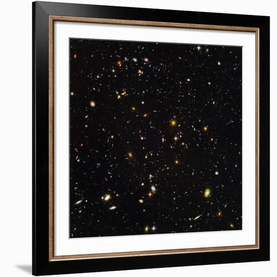 Hubble Ultra Deep Field Galaxies--Framed Photographic Print