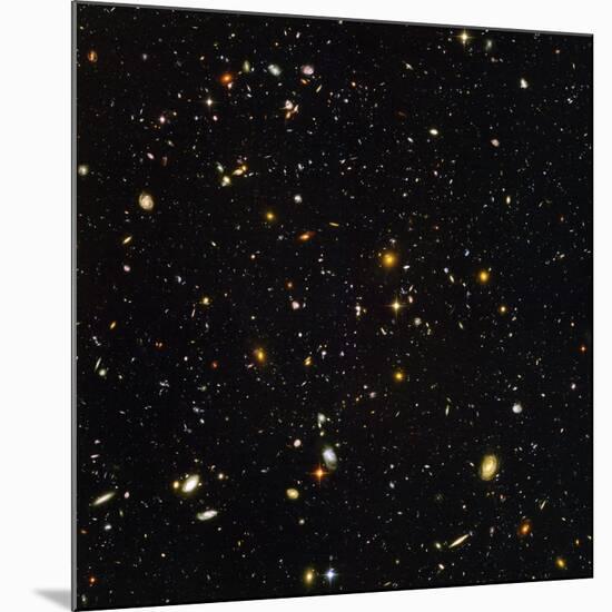 Hubble Ultra Deep Field Galaxies-null-Mounted Photographic Print