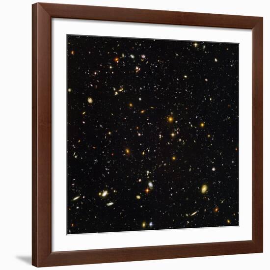 Hubble Ultra Deep Field Galaxies-null-Framed Photographic Print