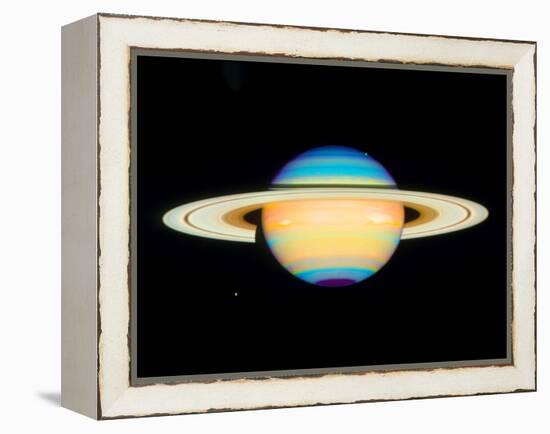 Hubble View of Saturn-null-Framed Premier Image Canvas