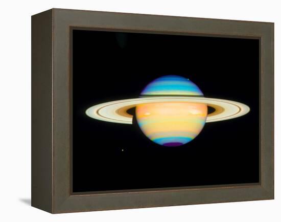 Hubble View of Saturn-null-Framed Premier Image Canvas