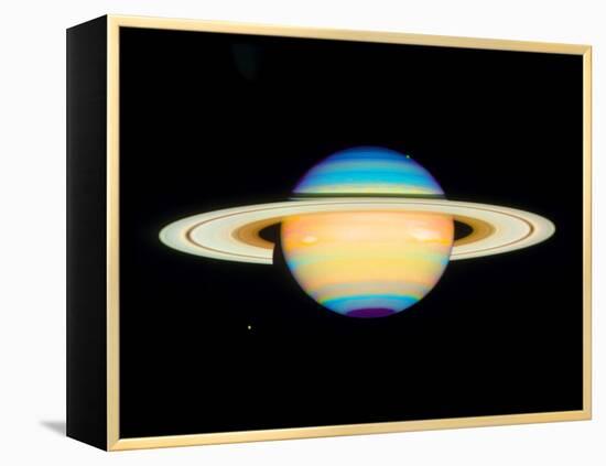 Hubble View of Saturn-null-Framed Premier Image Canvas