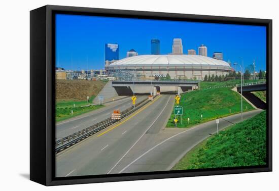 Hubert H. Humphrey Metrodome, Minneapolis, MN-null-Framed Premier Image Canvas