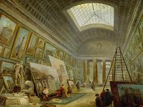La Salle Des Saisons Au Musee Du Louvre Painting by Hubert Robert (1733-1808) 1802 Sun. 0,37X0,46 M-Hubert Robert-Giclee Print