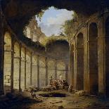 The Fall of Tivoli, 1769-Hubert Robert-Giclee Print