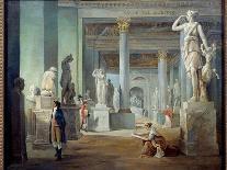 The Fountain in the Grove of the Muses at the Chateau De Marly-Hubert Robert-Giclee Print