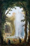 Vue du Tapis Vert à Versailles-Hubert Robert-Framed Giclee Print