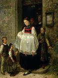 The Crown Prince Visiting the Countryside, 1873-Hubert Salentin-Framed Giclee Print