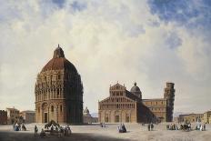 A View of Pisa, Italy-Hubert Sattler-Framed Premier Image Canvas