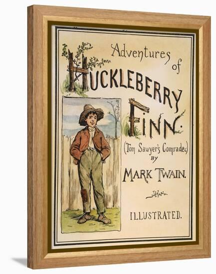 Huck Finn, 1885-Edward Windsor Kemble-Framed Premier Image Canvas