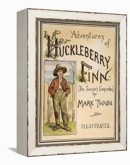 Huck Finn, 1885-Edward Windsor Kemble-Framed Premier Image Canvas