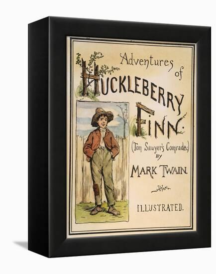 Huck Finn, 1885-Edward Windsor Kemble-Framed Premier Image Canvas