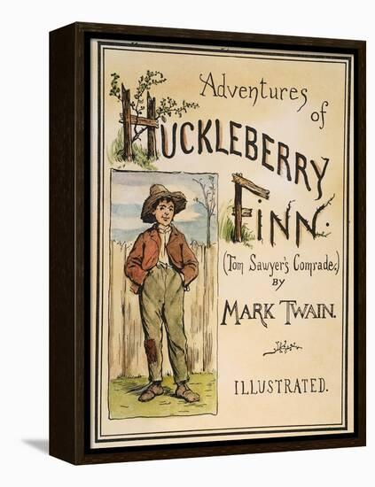 Huck Finn, 1885-Edward Windsor Kemble-Framed Premier Image Canvas