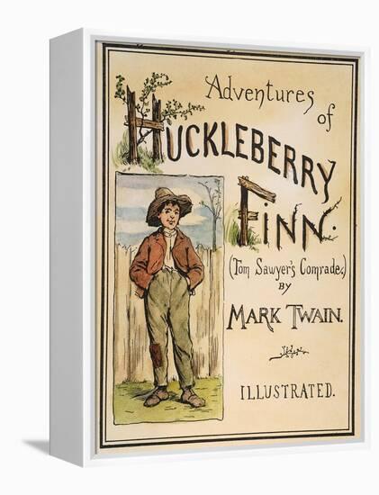 Huck Finn, 1885-Edward Windsor Kemble-Framed Premier Image Canvas