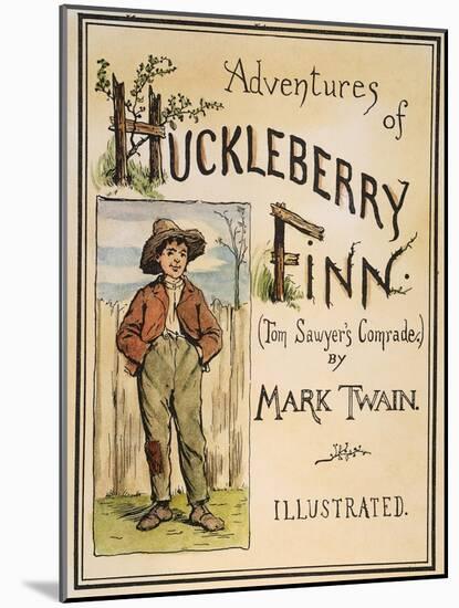 Huck Finn, 1885-Edward Windsor Kemble-Mounted Giclee Print