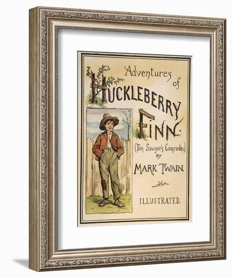 Huck Finn, 1885-Edward Windsor Kemble-Framed Premium Giclee Print