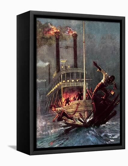 Huckleberry Finn-John Millar Watt-Framed Premier Image Canvas