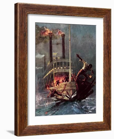 Huckleberry Finn-John Millar Watt-Framed Giclee Print