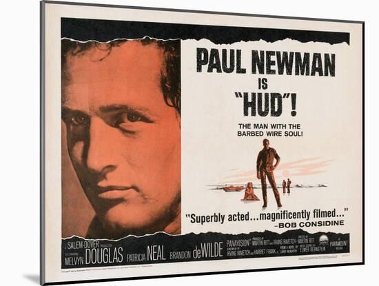 Hud, 1963-null-Mounted Giclee Print