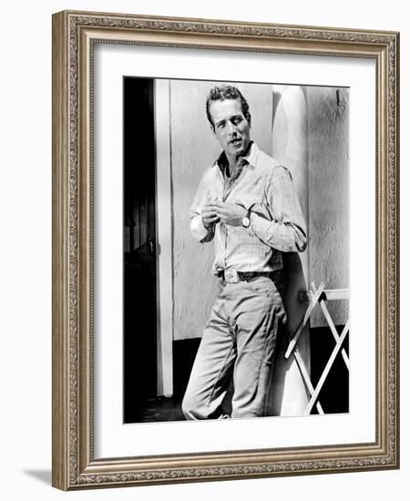 Hud, Paul Newman, 1963-null-Framed Photo