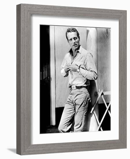 Hud, Paul Newman, 1963-null-Framed Photo