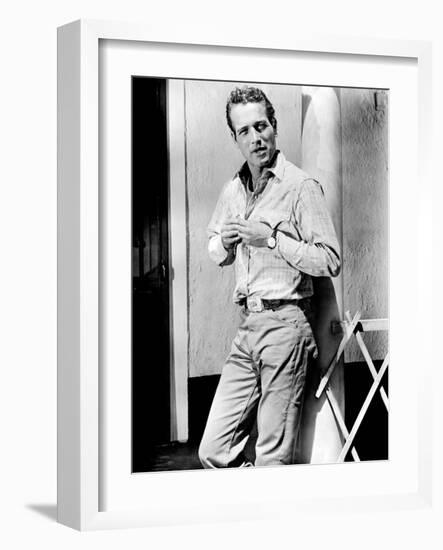 Hud, Paul Newman, 1963-null-Framed Photo