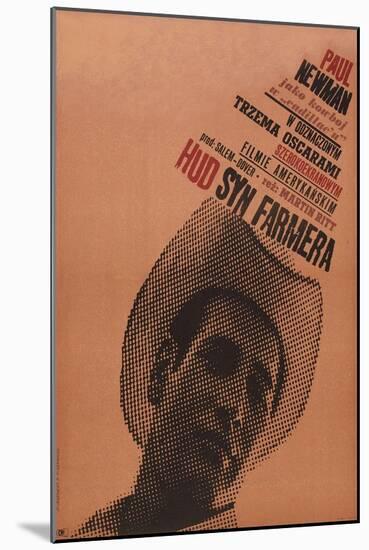 Hud, Polish Movie Poster, 1963-null-Mounted Art Print