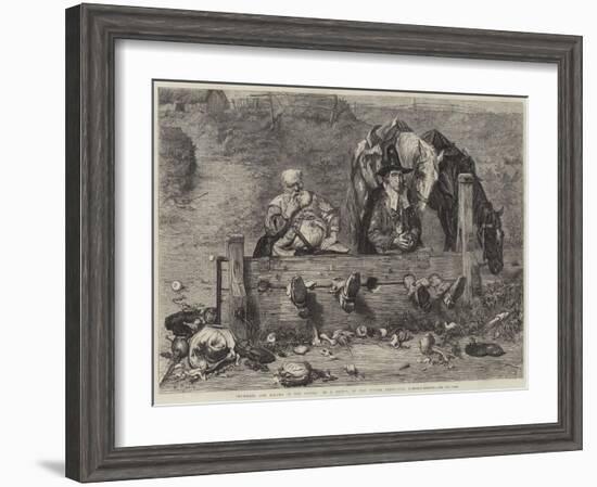 Hudibras and Ralpho in the Stocks-John Pettie-Framed Giclee Print