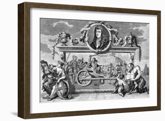 Hudibras by William Hogarth-William Hogarth-Framed Giclee Print