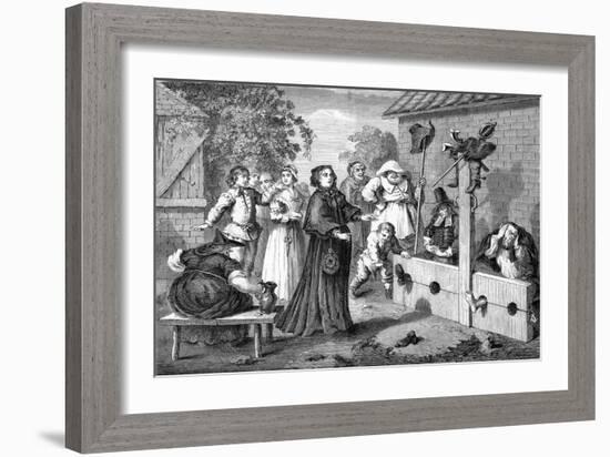 Hudibras by William Hogarth-William Hogarth-Framed Giclee Print