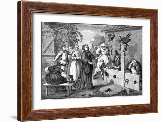 Hudibras by William Hogarth-William Hogarth-Framed Giclee Print