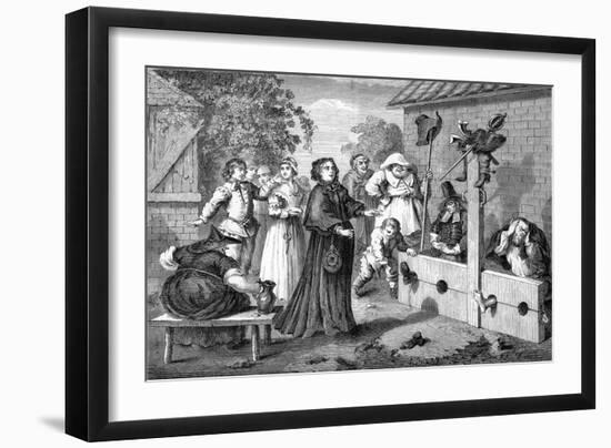 Hudibras by William Hogarth-William Hogarth-Framed Giclee Print