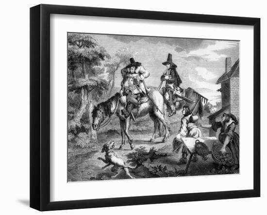 Hudibras by William Hogarth-William Hogarth-Framed Giclee Print