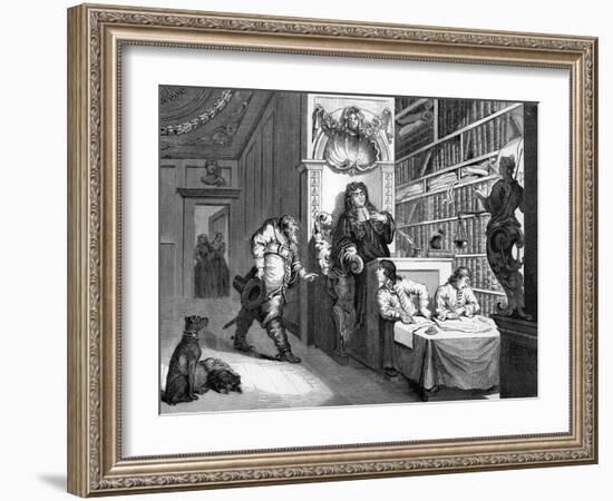 Hudibras by William Hogarth-William Hogarth-Framed Giclee Print