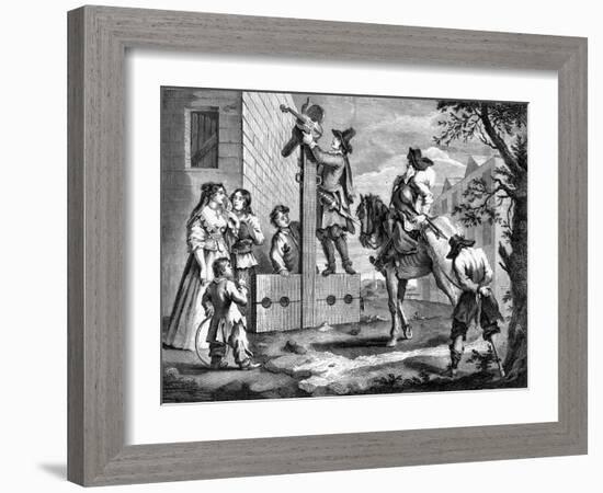 Hudibras by William Hogarth-William Hogarth-Framed Giclee Print